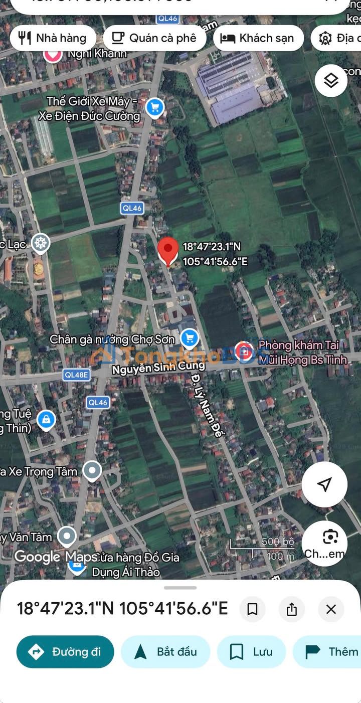 Bán Đất Nghi Thạch 170m² - Sổ Đỏ Full Thổ Cư, Mặt Tiền 7m