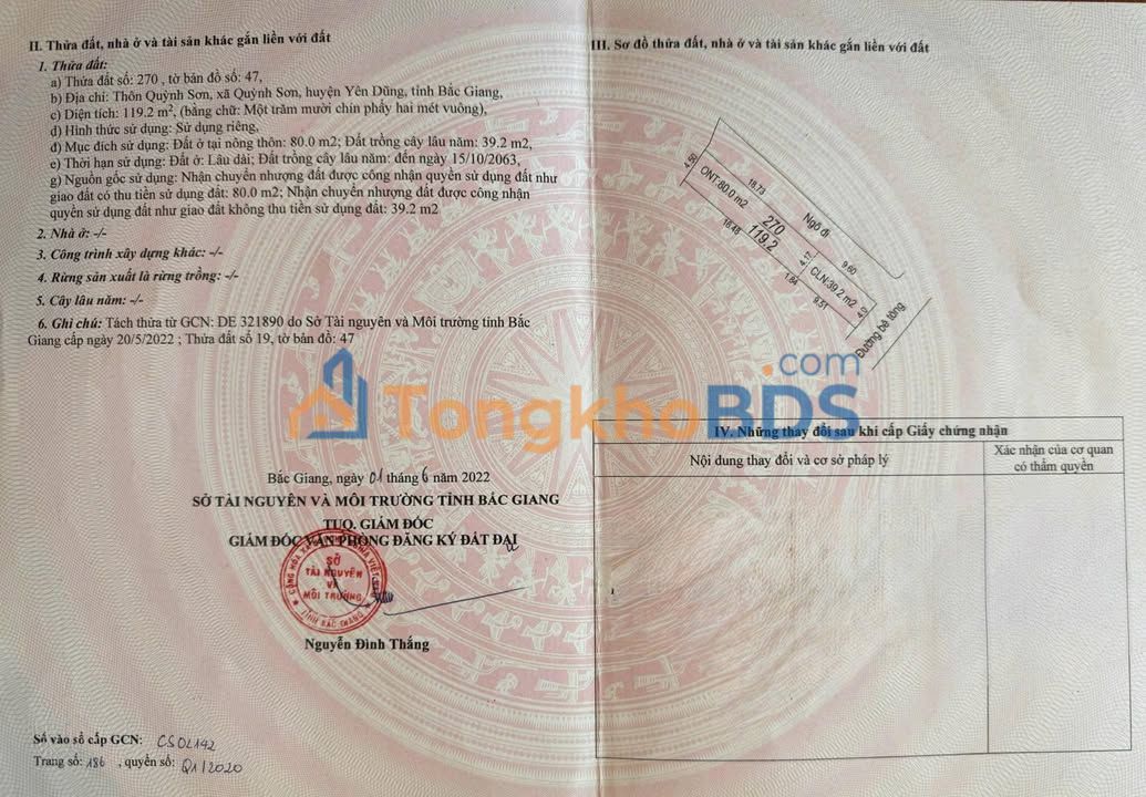 Đất nền Tân An, Bắc Ninh 120m² giá 700 triệu - Đường ô tô tải