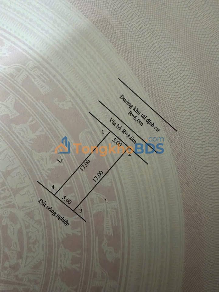 Đất nền Tân Viên Đường 362 85m² - Sổ đỏ chính chủ