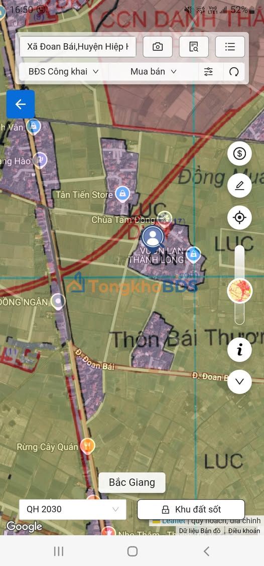 Đất nền Tam Đồng Đoan Bái 260m² 2 tỷ - Tiềm năng tăng giá