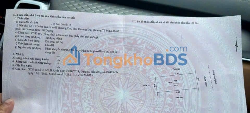 Đất Mặt Đường Thượng Đạt - Kinh Doanh Đắc Địa 98m² - 9.2 Tỷ