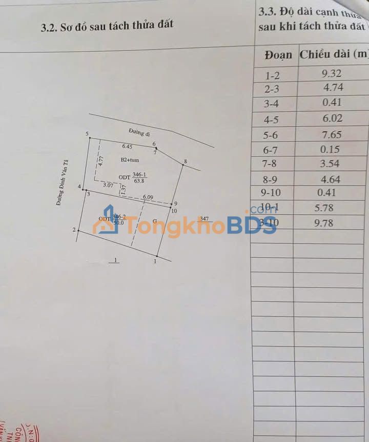 Nhà phố Đinh Văn Tả Hải Dương 63,8m² 2.35 tỷ - Mặt tiền kinh doanh