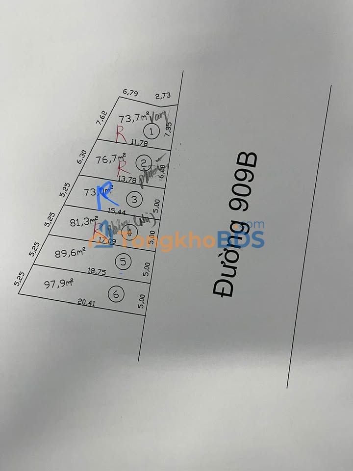 Đất Thổ Cư Vĩnh Long 90m² Mặt Tiền Đường 909B - Đầu Tư Sinh Lời