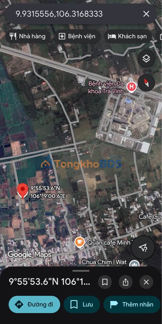 Đất thổ cư 90m² Phường Nguyệt Hóa, Trà Vinh - Sổ hồng sẵn, giá chỉ 280 triệu