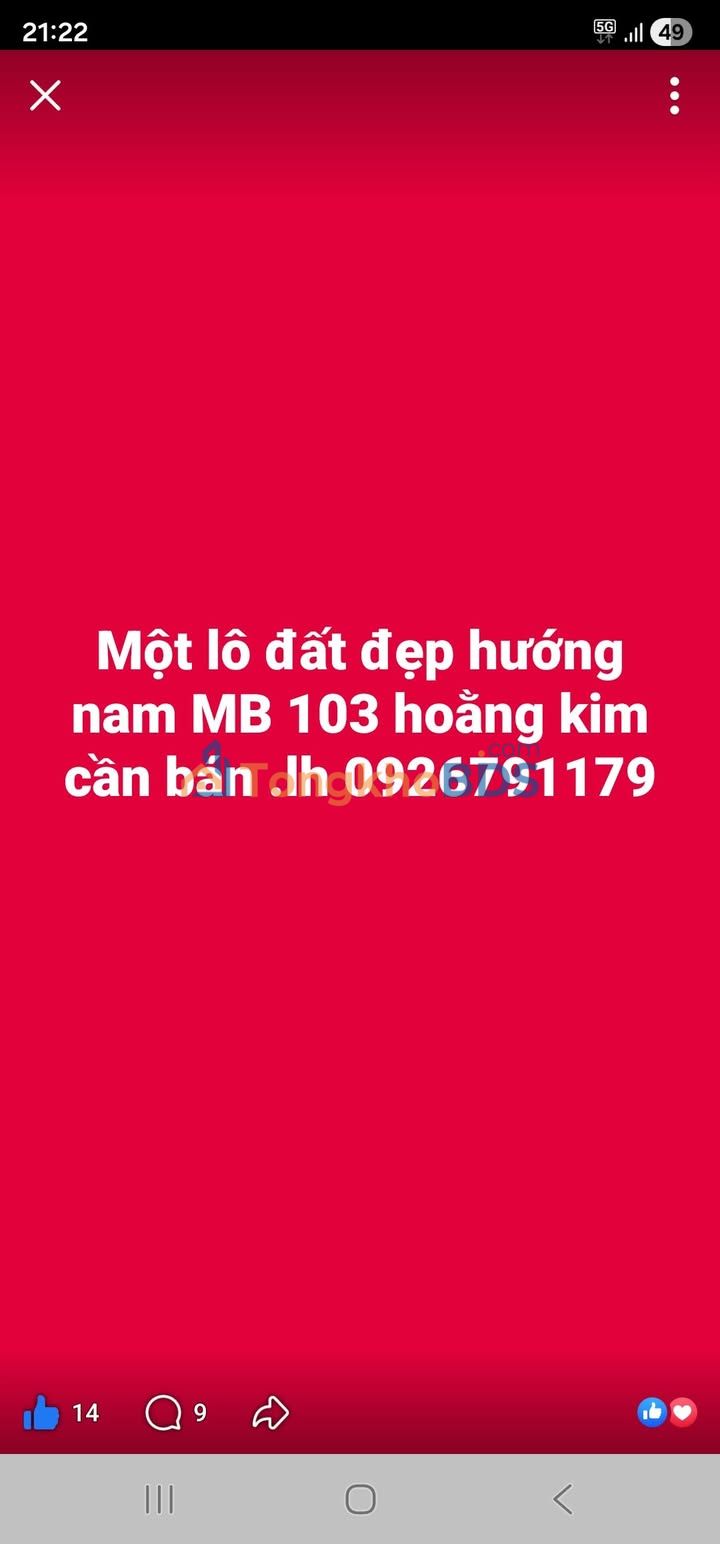 Đất Hoằng Kim 150m² - Tiềm năng tăng giá sát KCN