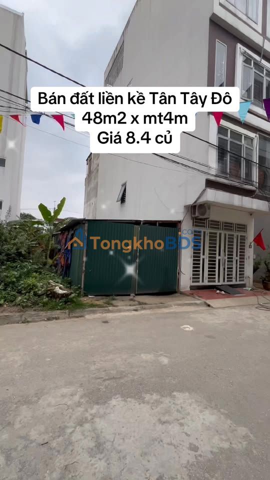 Đất liền kề Tân Tây Đô 48m² 8.4 tỷ - Sổ đỏ chính chủ