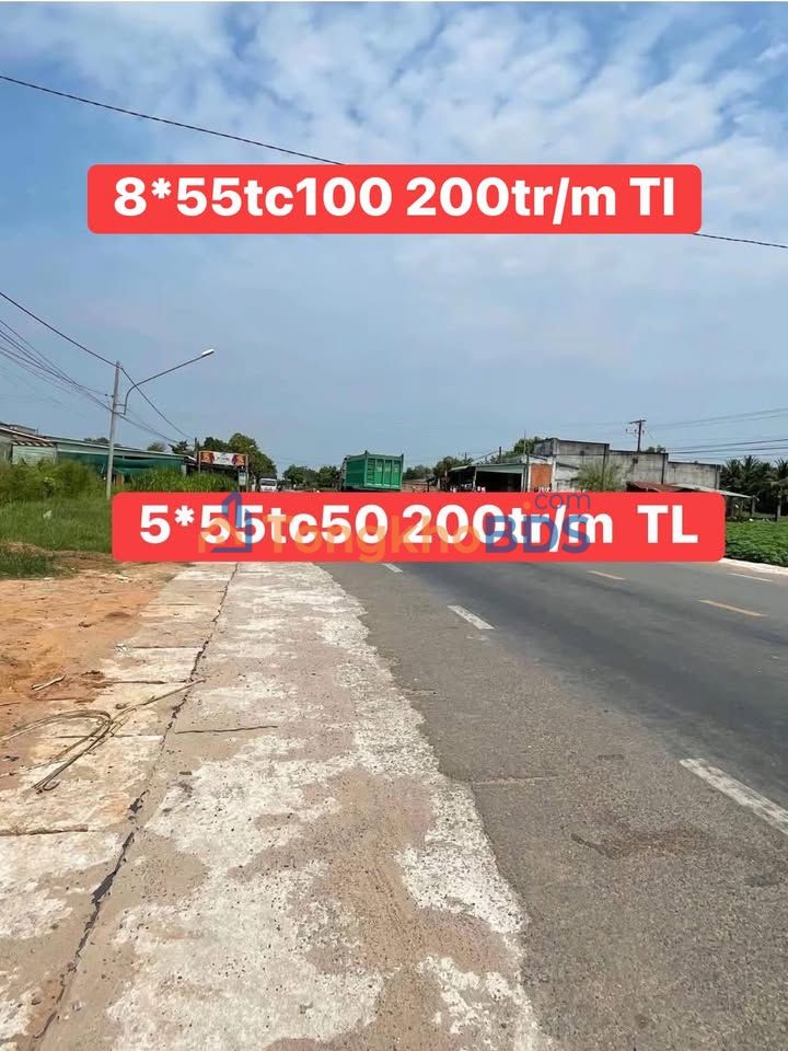 Đất nền QL22B Trảng Bàng 275m² 55 tỷ - Đường to ô tô