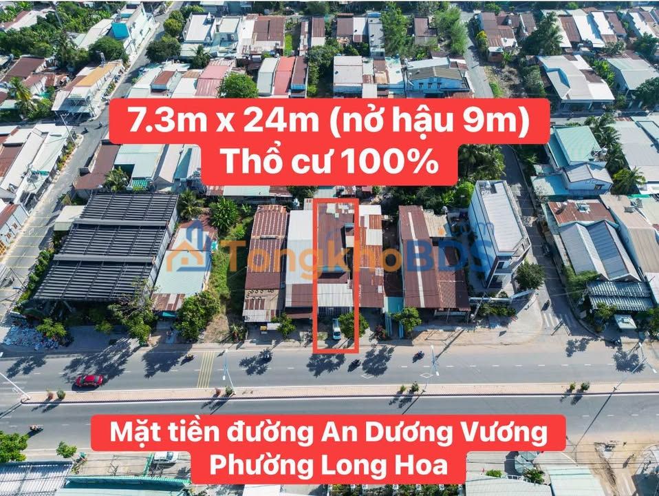 Đất An Dương Vương Long Hoa 175m² 119 tỷ - Thổ cư 100%