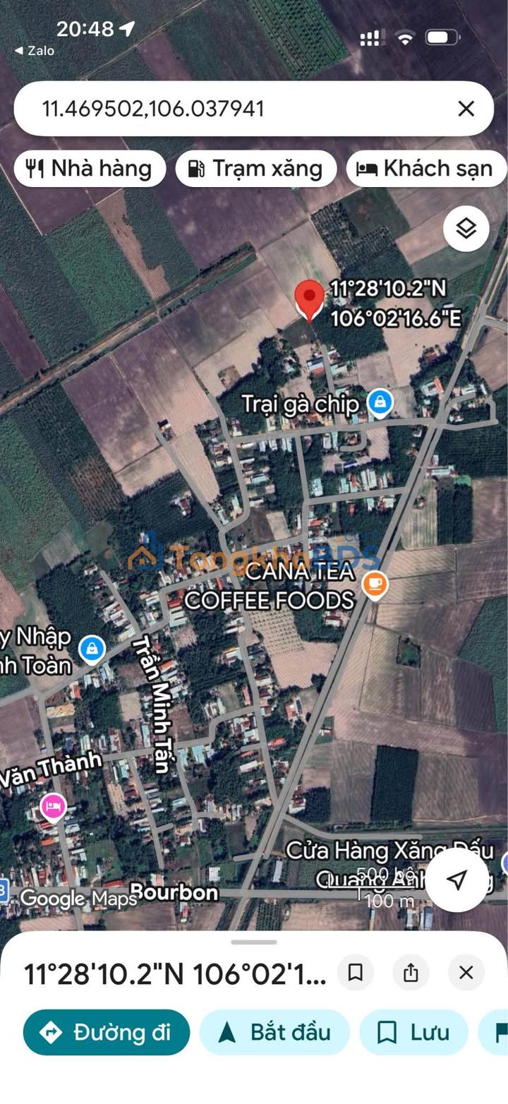 Đất nền Trà Vong Tân Biên 150m² 160 triệu - Sổ đỏ chính chủ