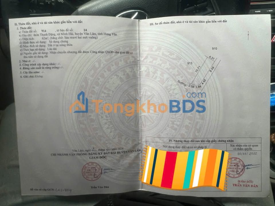 Đất Lô Góc 62m² Thanh Đặng, Văn Lâm - Giá Tốt Đầu Tư