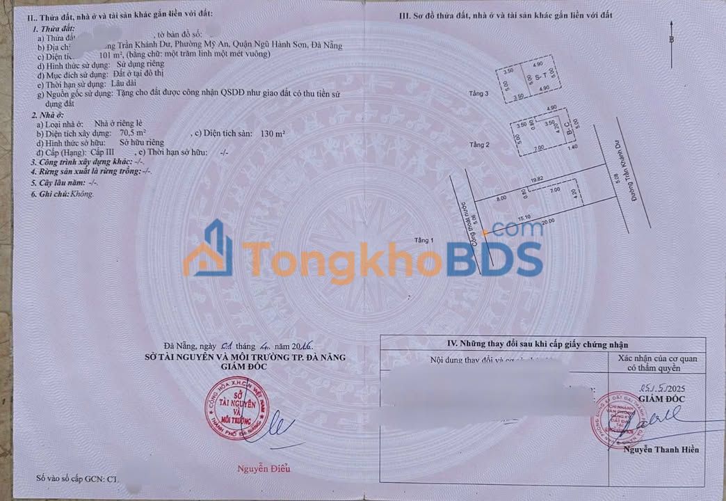 Nhà Trần Khánh Dư 100m² 16 tỷ - Chính chủ bán, ô tô vào tận nhà