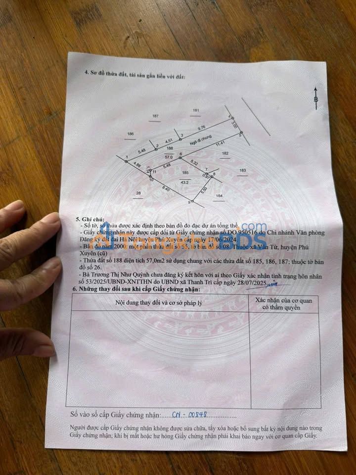 Đất nền Thôn Trãi 43m² 1.4 tỷ - Đường to ô tô