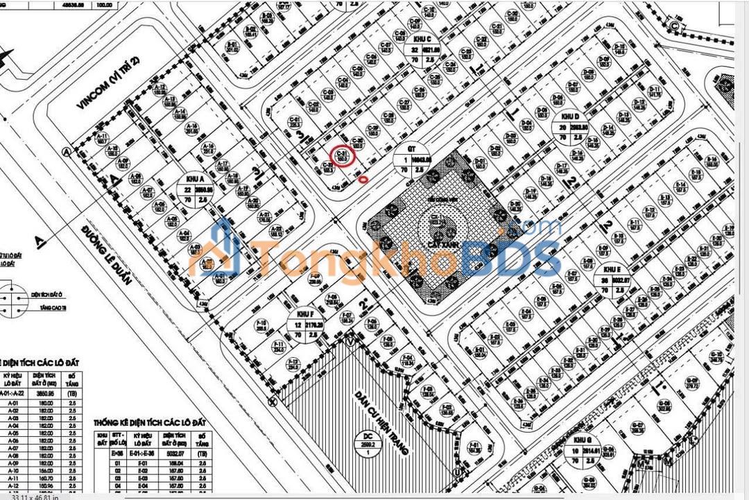 Bán 2 Lô Liền Kề Hà Huy Tập, Hà Tĩnh - 150m² Hướng Đông Nam, View Công Viên