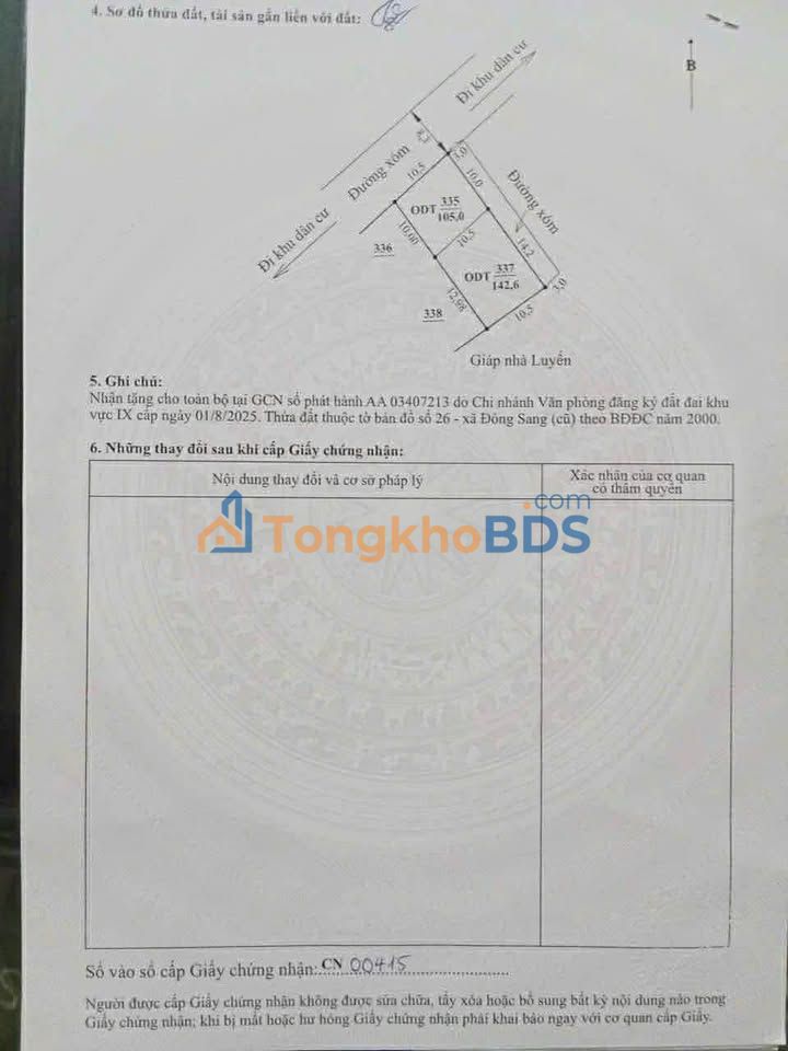 Đất nền Mộc Sơn Mộc Châu 248m² 5 tỷ - Sổ đỏ chính chủ