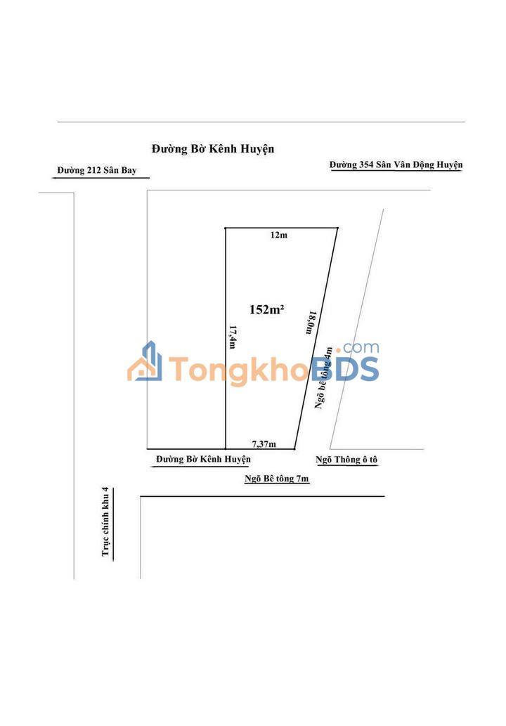 Đất Tiên Lãng 152m² 3.04 tỷ - Sổ đỏ chính chủ, đường 8m