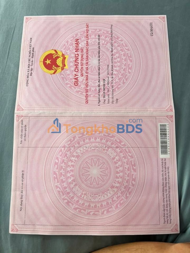 Đất nền Rạch Tôm Cao Lãnh 468m² - Xây dựng tự do