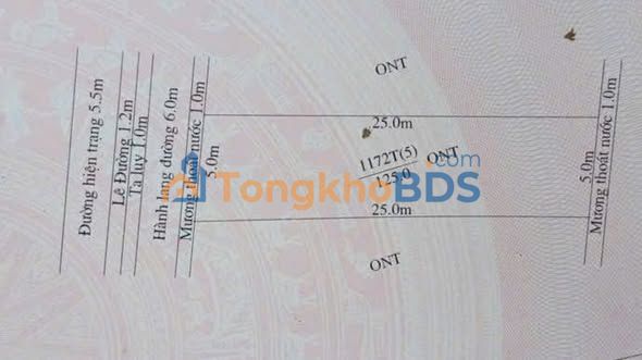 Đất nền đường Thống Nhất 125m² giá 1 tỷ - Sổ đỏ chính chủ