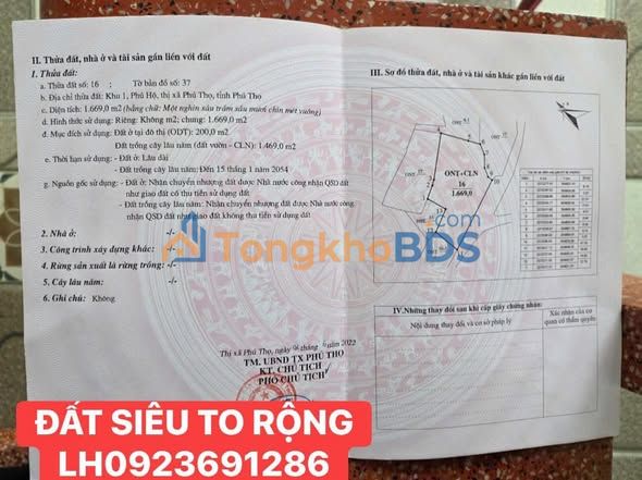 Đất nền QL2 Bình Xuyên 1.699m²/5 tỷ - Tiềm năng tăng giá