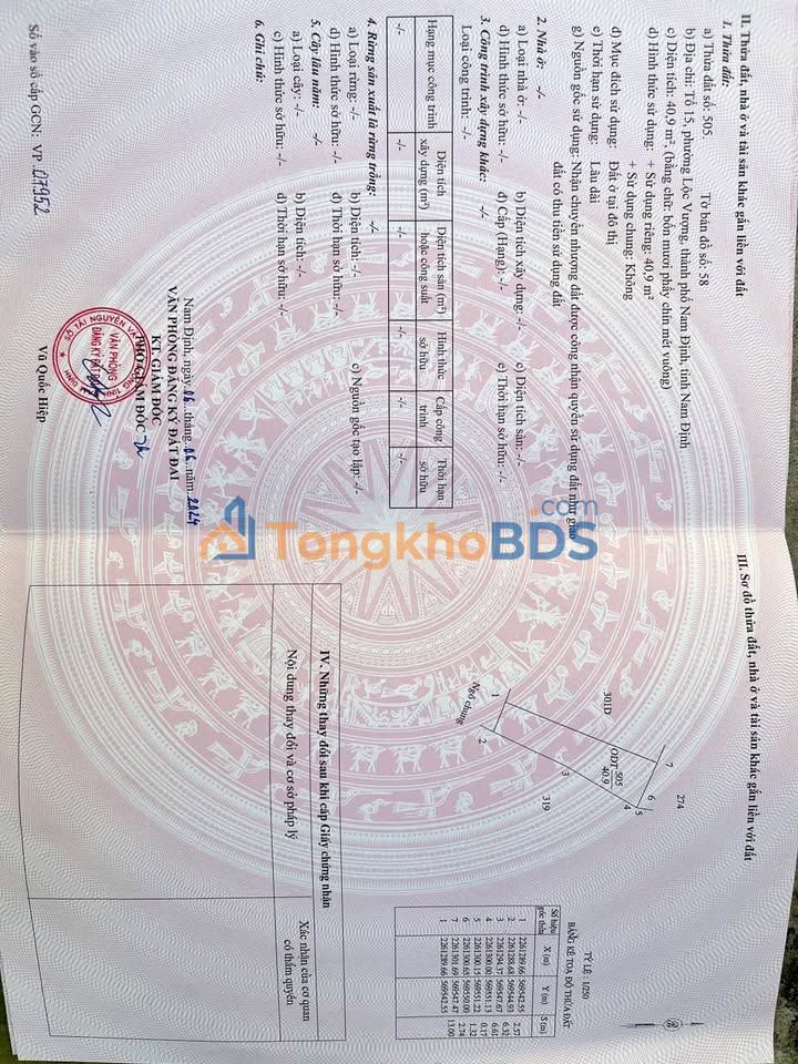 Đất Vĩnh Trường Nha Trang 60m² 1,05 tỷ - Đất thổ cư 100%