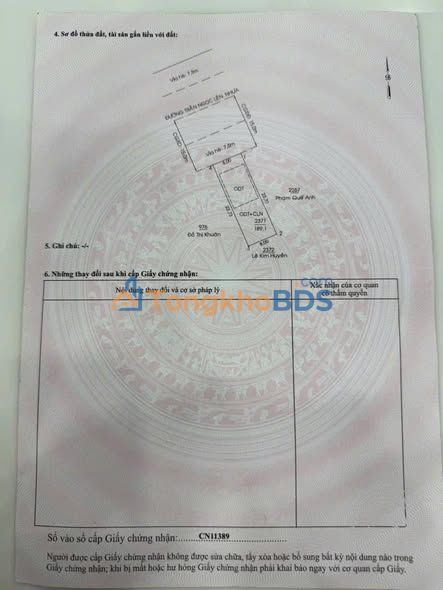 Nhà phố Trần Ngọc Lên 190m² Thủ Dầu Một - Chính chủ bán