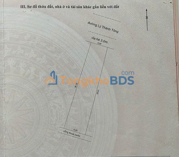 Đất nền Lý Thánh Tông Sơn Trà 415m² 66.4 tỷ - Đường to ô tô