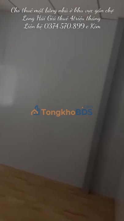 Mặt bằng kinh doanh gần chợ Long Hải, Bà Rịa - Vũng Tàu - 4 Triệu/tháng