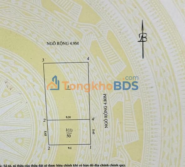 Đất nền Phạm Văn Nghị Bắc Từ Liêm 50m² 11 tỷ - Sổ đỏ