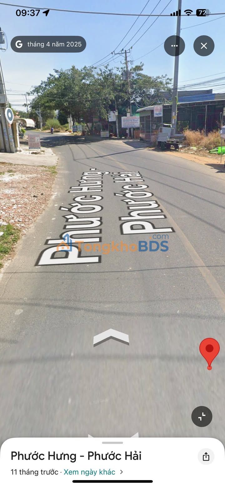 Đất nền Ấp Hải Lâm Phước Hải 120m² thỏa thuận - Đường to ô tô