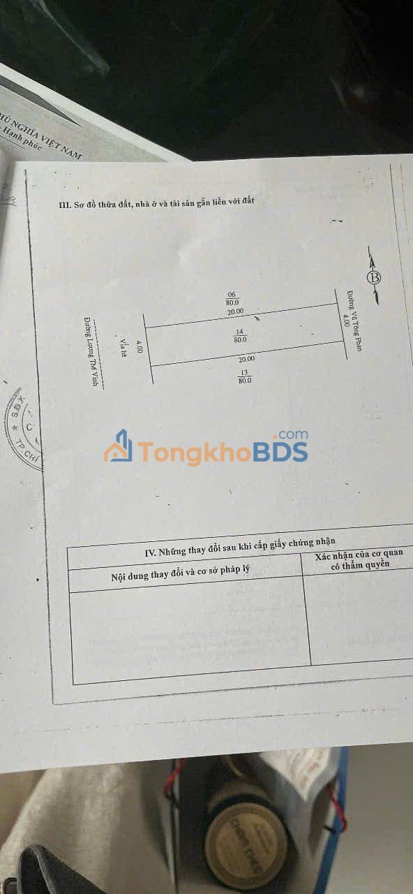 Đất nền Phố Lương Thế Vinh Hải Dương 80m² giá thương lượng - Sổ đỏ chính chủ