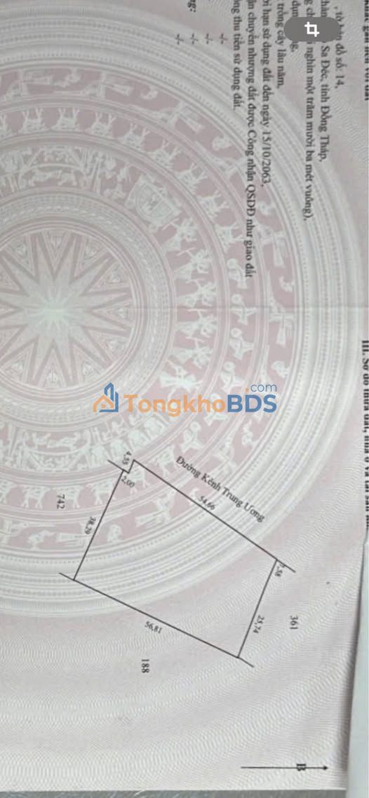 Đất nền Phường 3 Sa Đéc 5000m² - Vị trí đẹp