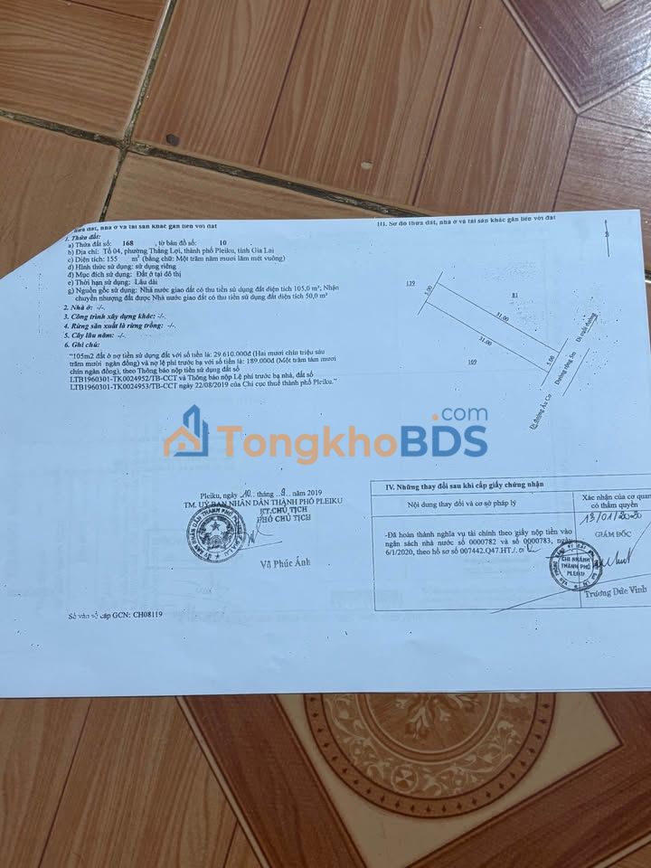 Nhà cấp 4 Pleiku An Phú 155m² 1.7 tỷ - Chính chủ bán