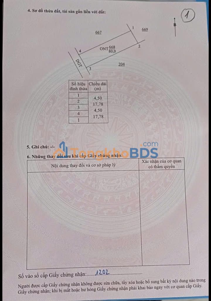 Đất nền Thụy Sơn, Thái Thụy 80m² Full thổ cư - Đầu tư sinh lời