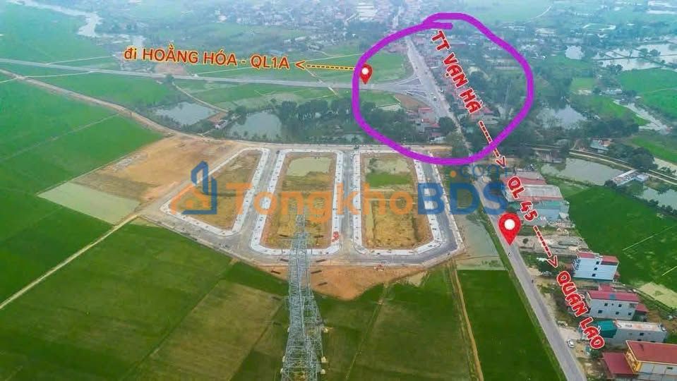 Đất mặt bằng Thiệu Long 105m² 1,2 tỷ - Sổ đỏ chính chủ