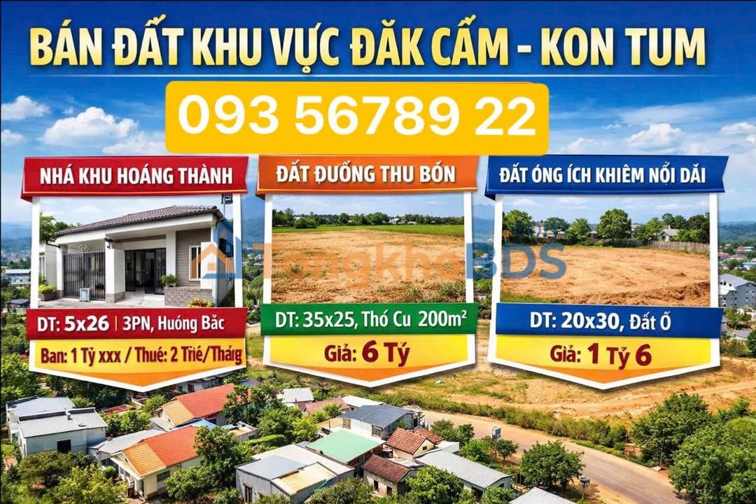 Nhà Đăk Cấm Kon Tum 130m² 1 tỷ - Sẵn sàng ở ngay