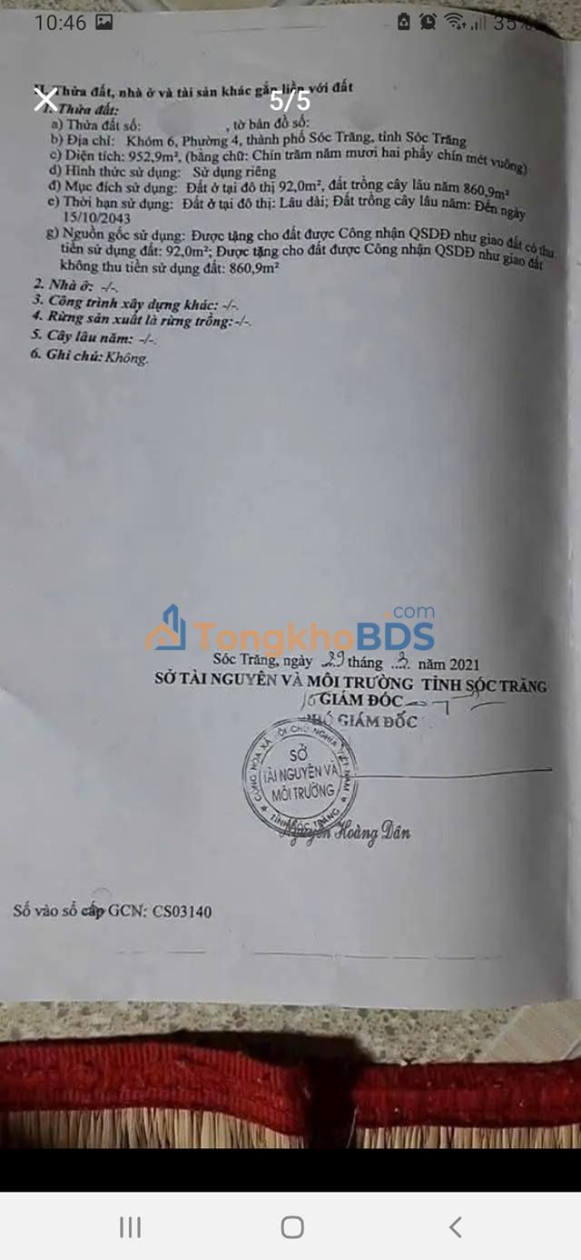 Nhà vườn Lê Đại Hành Sóc Trăng 1.3 tỷ - Chính chủ bán