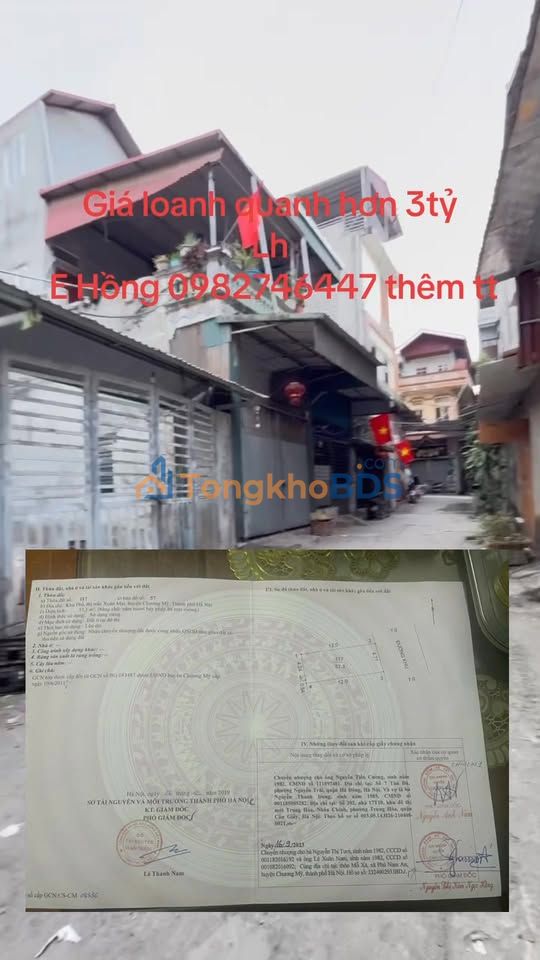 Đất Thị trấn Xuân Mai 70m² sát QL6 - Sổ đỏ chính chủ