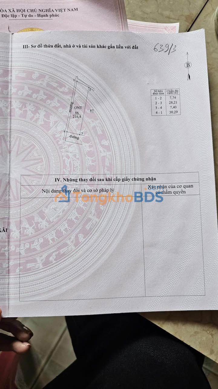 Đất nền Tịnh Bắc Quảng Ngãi 216m² 800 triệu - Sổ đỏ chính chủ