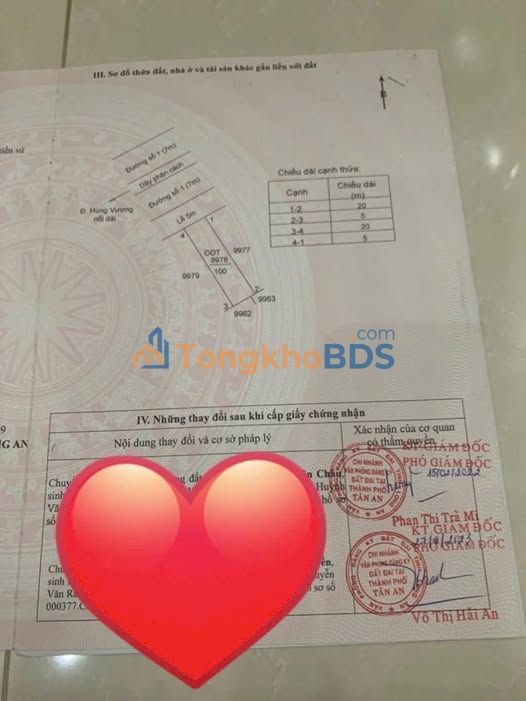 Đất nền Tân An 100m² giá 3.35 tỷ - Tiềm năng tăng giá