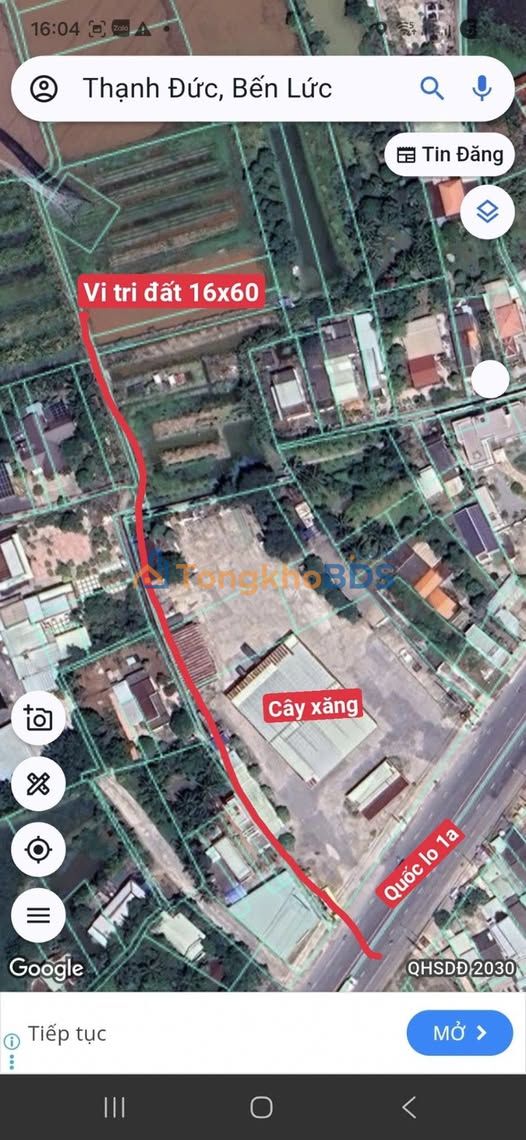 Đất Thạnh Đức Bến Lức 1000m² 850 triệu - Xây dựng tự do