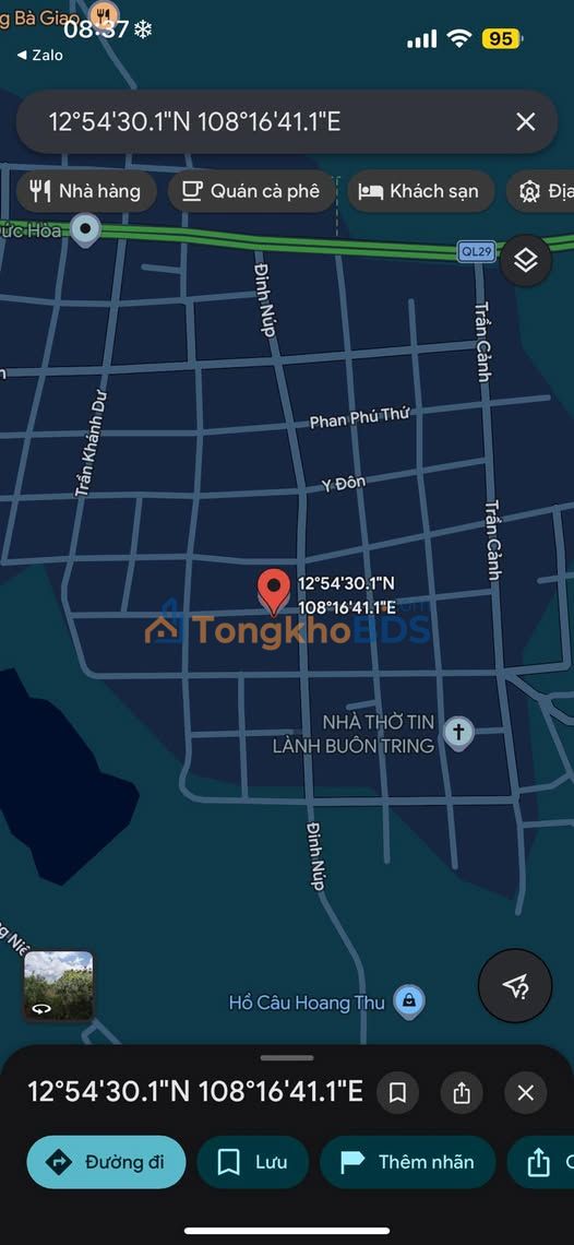 Đất Hẻm Đinh Núp Buôn Hồ 120m² 800 triệu - Sổ đỏ chính chủ