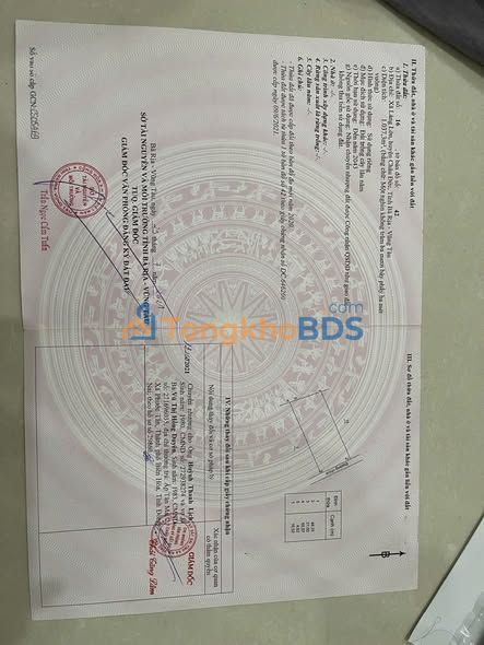 Đất nền Láng Lớn Châu Đức 1.050m² thỏa thuận - Sổ đỏ chính chủ