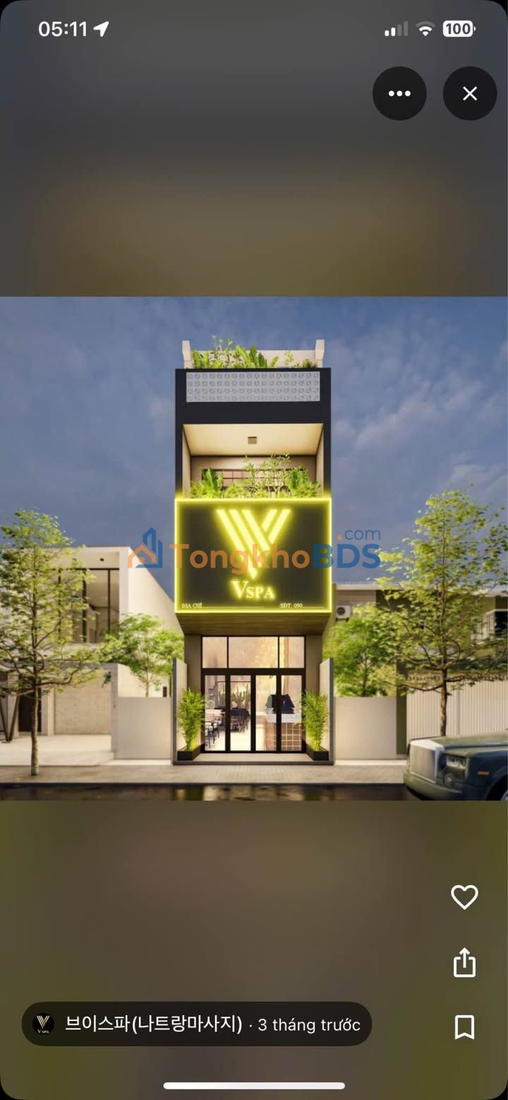 Nhà Mặt Tiền Mê Linh Nha Trang 123m² - Dòng Tiền 26.5 Tỷ