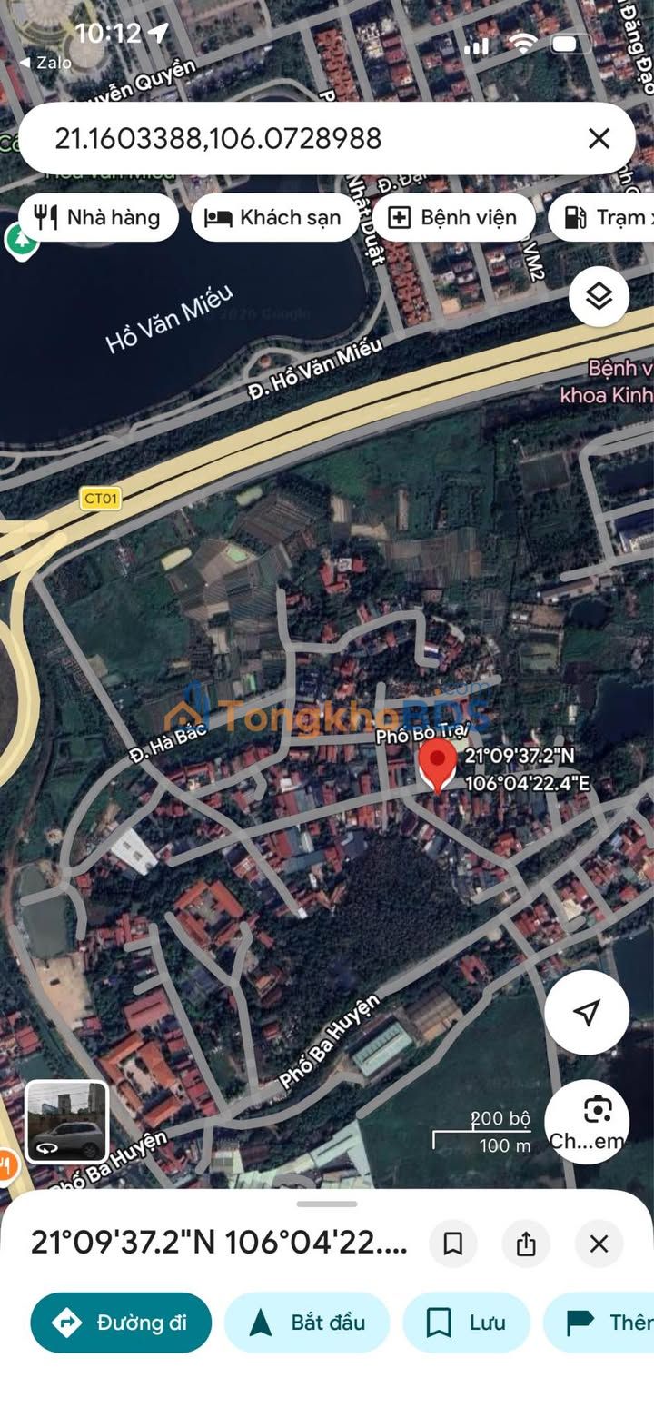 Đất nền Bò Sơn Núi Bắc Ninh 55m² 3 tỷ - Đường to ô tô