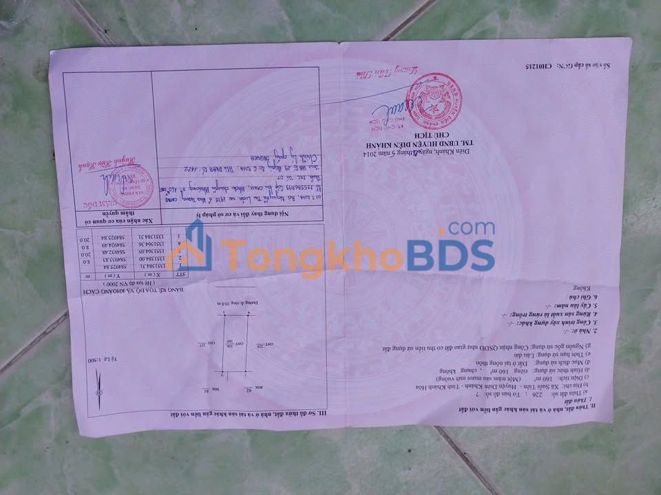 Nhà riêng Suối Tiên Diên Khánh 160m² 950 triệu - Chính chủ bán