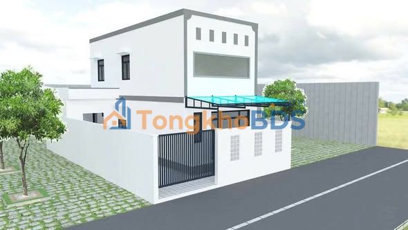 Nhà Ngang 5m Dài 26m Hướng Tây, Châu Thành Bến Tre - Tặng Full Nội Thất Cao Cấp