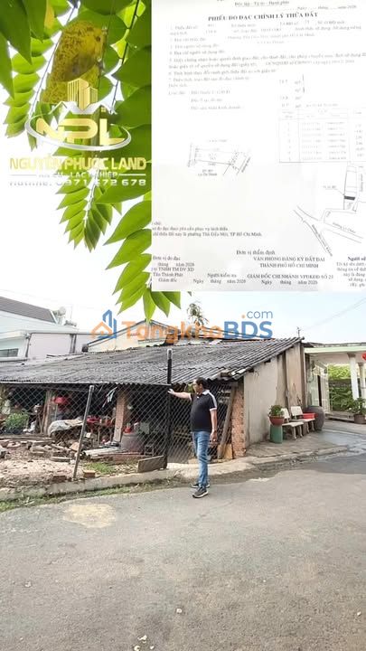 Đất nền Phường Phú Thọ, Thủ Dầu Một 75m² giá 2.3 tỷ - Đất thổ cư 100%