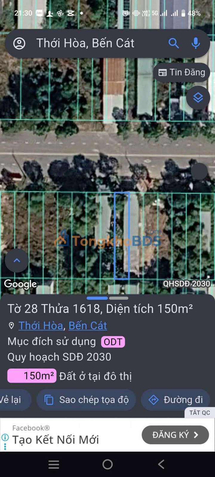 Đất nền Ni18 Mỹ Phước 150m² 2.2 tỷ - Đường to ô tô