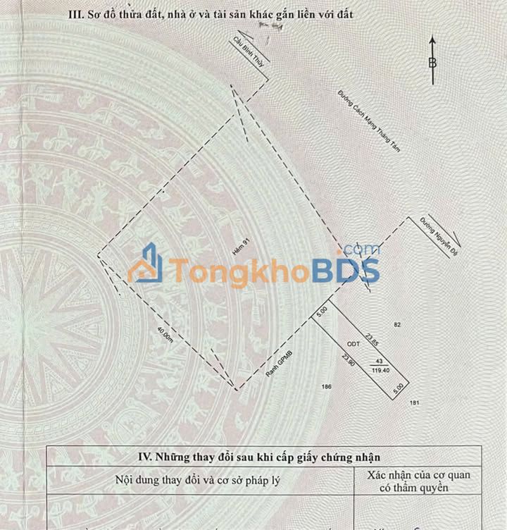 Nhà mặt tiền An Thới Bình Thủy 119m2 12.5 tỷ - Mặt tiền kinh doanh