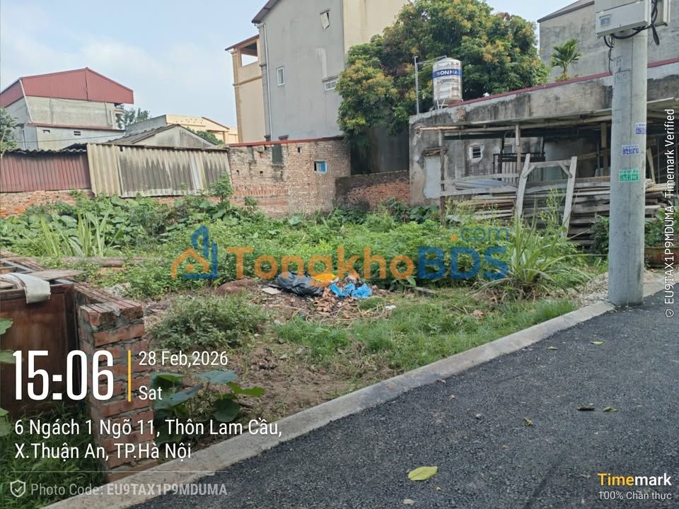 Đất Dương Quang Gia Lâm 59m² 3 tỷ - Sổ đỏ chính chủ