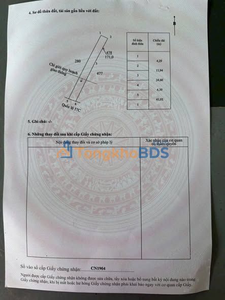 Đất nền Thuận Điền Giồng Trôm 171m² giá 850 triệu - Đường to ô tô